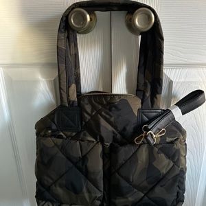 CRC cloth camo tote